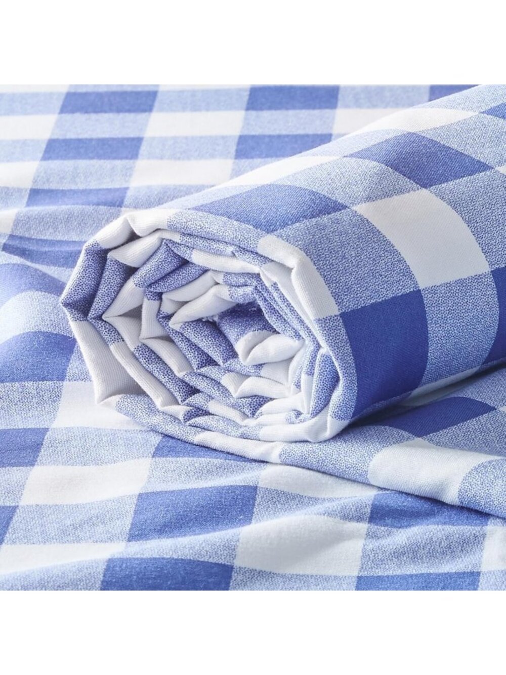 Navy Blue Gingham Checkered Fabric - 10 Yards x 94 Inches for DIY Crafts & Home